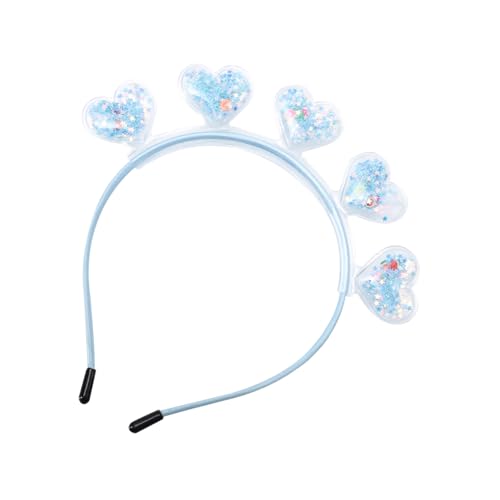 BIUDECO Quicksand Stirnband Kreativ Für Mädchen Party Haarband Haarschmuck Mit Herzdekoration Für Täglichen Gebrauch Motto Cosplay Festivals von BIUDECO