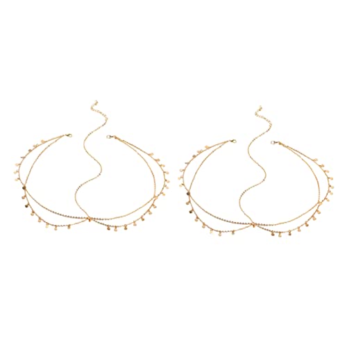 BIUDECO 2 Stück Ethnische Haarketten Damen Haarband Kette Kopfkette Elegant Stabil Sitzend Modischer Haarschmuck für Frauen Hochzeit Party Accessoire BIUDECO 2 Stück Ethnische Haarketten Damen Haarband Kette Kopfkette Elegant Stabil Sitzend Modischer Haarschmuck für Frauen Hochzeit Party Accessoire von BIUDECO