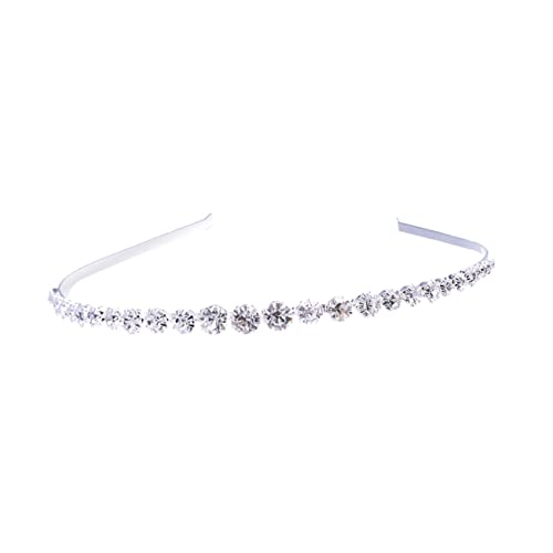 BIUDECO 2 Stück Glänzende Strass Haarreifen für Mädchen Leichte Kreative Haarschmuck Geeignet als Festliche Kopfbedeckung und Partyaccessoires von BIUDECO