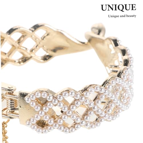 BIUDECO 2stücke Pferdeschwanzklammer Mit Strasssteinen Glitzernde Haarklammern Aus Dekorative Pferdeschwanz-halter Für Damen Große Strass-haarspangen Für Partys Und Alltag von BIUDECO