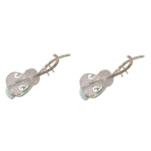 BIUDECO 2 Stücke Französisch Haarspange Für Feines Haar Mädchen Clip Metall Material von BIUDECO