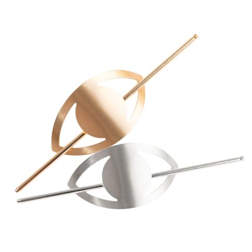 BIUDECO 2 Stück Metall Haarnadeln Bun Cuff Haarspangen mit Perlen Langlebiger Legierungs Haarschmuck für Damen Eleganter Haarschmuck für Alltag Hochzeit Party und Besondere Anlässe von BIUDECO