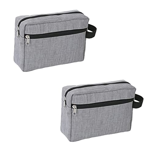 BIUDECO 2-Teilige Aufbewahrungstasche Make-Up-Pinsel-Set Herren-Kulturbeutel Herren-Reisetasche Kulturbeutel Kulturbeutel Für Zuhause Reisen Gepäck Organizer Make-Up-Taschen Für von BIUDECO