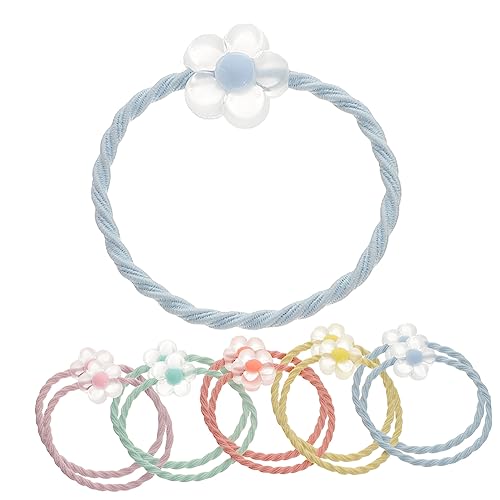 BIUDECO 20st Haargummi Einfädeln Süßes Haarseil Haargummihalter Haargummis Süße Pferdeschwanzhalter Haarring Bindet Kopfbedeckungen Stretch-haargummi Haarband Gefrostet Kind Armband von BIUDECO