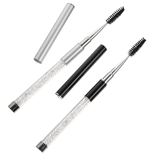 BIUDECO 2stücke Transparenter Wimpernapplikator-werkzeugpinsel Augenbrauenpinsel Wimpernbürste Make-up-anwendungstool Mascara-stäbchen Für Wimpern-make-up von BIUDECO