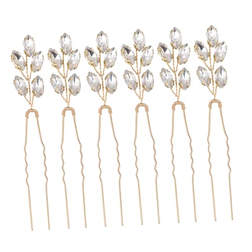 BIUDECO 2stücke U-förmige Glitzer Haarspangen Dekorative Haarnadeln Schmuck Zubehör Für Alltag Und Brautschmuck BIUDECO 2stücke U-förmige Glitzer Haarspangen Dekorative Haarnadeln Schmuck Zubehör Für Alltag Und Brautschmuck von BIUDECO