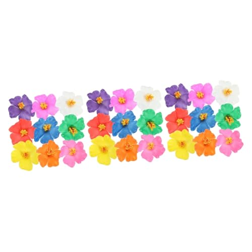 BIUDECO 3 Sets Elegante Haarspangen Mit Hawaii-blumen Haarspangen Mit Plumeria-blumen Für Frauen Haarspangen 9 Stück X 3 Zufällige Farbe von BIUDECO