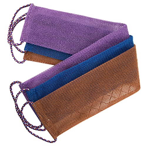 BIUDECO 3stücke Rücken Peeling Wäscher Bad Handtücher Rücken Wäscher Körper Handtuch Bad Handtücher Peeling Rückenpeelingtool Körperpeelingtücher Schrubbtuch Handtuch Für von BIUDECO