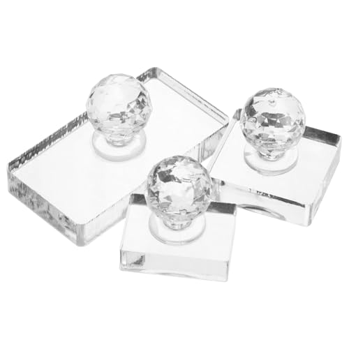 BIUDECO 3 Stück Makeup Pressing Tool Teiliges für Lidschatten und Highlighter Kompakt und Tragbar Glatte Finish Formen Multifunktional für Augenbrauen und Gesichtskonturen für Unterwegs von BIUDECO