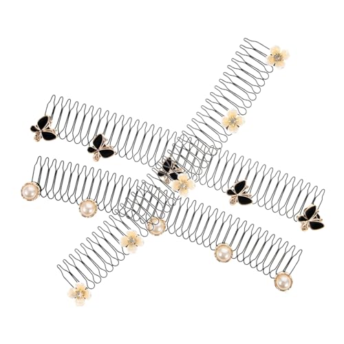 BIUDECO 3 Stück Teiliges Haarkamm U Förmig Unsichtbare Haarklammern Leichter Haarschmuck für Frauen Starker bei Hochsteckfrisuren und Alltag Geeignet für Dünnes und Dickes Haar von BIUDECO