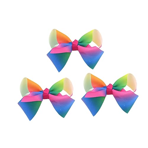 BIUDECO 3 Stück Teiliges Haarspangen mit Farbverlauf Bunte Haarklammern für Mädchen Langlebiges Haarschmuck für Alltag Schule und Party für Dünnes Haar und Geschenke von BIUDECO