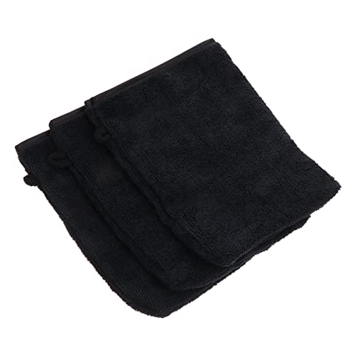 BIUDECO 3 Stück Teiliges Make Up Entfernungsset Mikrofaser Reinigungshandschuhe Sanftes Peeling Wiederverwendbar für Damen Gesichtsreinigung und Porentiefe Badezimmerdusche von BIUDECO