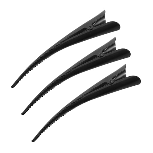 BIUDECO 3 Stück Teiliges Metall Haarspangen Entenschnabel Design Robuste Haarklemmen für Damen und Mädchen Einfach zu Verwenden für Dickes Haar und Stilvolles Haarstyling von BIUDECO