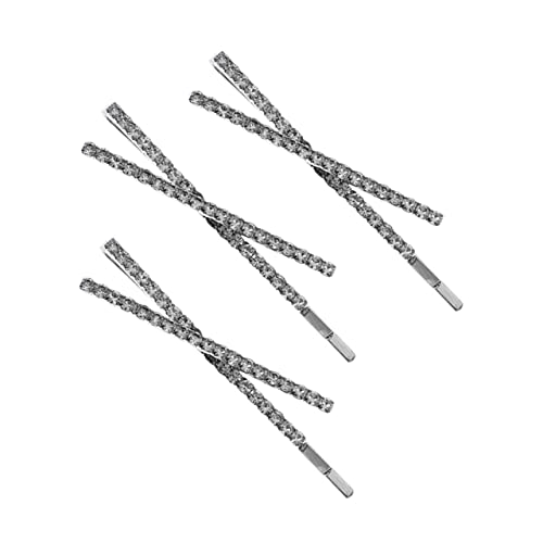 BIUDECO 3 Stück Teiliges Strass Haarspangen für Damen Funkelnde Haarklammern Klaren Rhinestones für Hochzeiten Partys und Alltag von BIUDECO