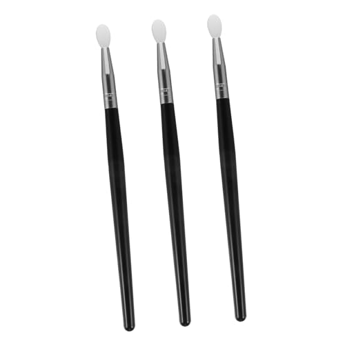 BIUDECO 3stücke Teiliges Silikon-gesichts-make-up Lidschattenapplikatoren Lippenbürsten Für Cremelidschatten Lippenbalsam Für Frauen Und Mädchen Tragbar Für Unterwegs von BIUDECO