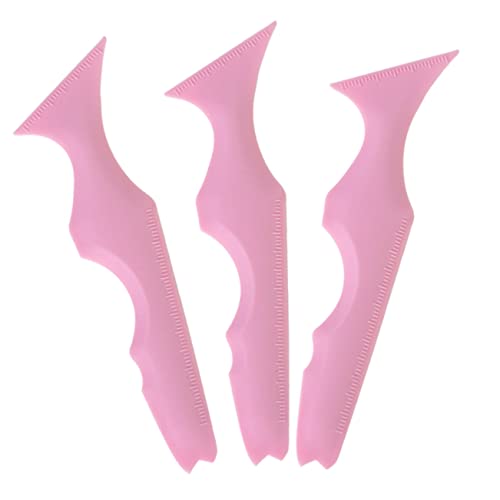 BIUDECO 3stücke Teiliges Wiederverwendbarer Eyeliner-schablonen Aus Silikon Praktische Hilfe Für Augen-make-up Inklusive Eyeliner Und Lidschatten-anwendungshilfen Für Anfänger Und von BIUDECO