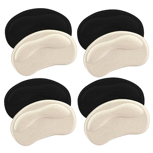 BIUDECO 4paare Fersenkissen Für Hochzeits Und Alltagsschuhe Selbstklebende Anti-reibung Fersenpolster Für Damen Und Herren Und Langlebig Und Bequem von BIUDECO