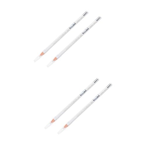 BIUDECO 4 Stück Augenbrauenstift Microblading-brauenstift Make-up-liner Lidschattenstift Kosmetikstifte Bleistiftformer Bilden Make-up-eyeliner- Make-up-highlighter Weiß von BIUDECO