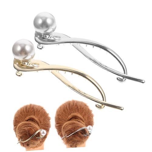 BIUDECO 4 Stück Perlen Haarspangen Für Mädchen Stilvolle Kopfschmuck Haarnadeln Zarte Haarklemmen Für Frisuren Langlebige Metall Haarclips Für Hochzeiten Und Besondere Anlässe von BIUDECO