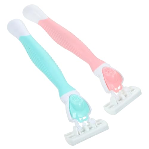 BIUDECO 4 Stück Teiliges Rasierer für Haarentfernung Sicherheitsrasierer für Männer und für Körper Beine und Achseln Tragbar und Leicht von BIUDECO