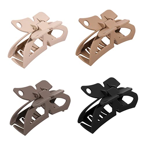 BIUDECO 4stücke Haarspangen Mit Schleife Und Ausschnitt Einfache Haarklammern Aus Pc Damen Und Mädchen Geeignet Für Verschiedene Anlässe von BIUDECO