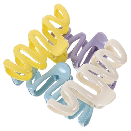 BIUDECO 4stücke Große Haarklammern Für Dickes Haar Haarspangen Für Damen Langlebige Haar Clips Sicherer Halt Für Jeden Haartyp Haarzubehör Für Styling Und Pflege von BIUDECO