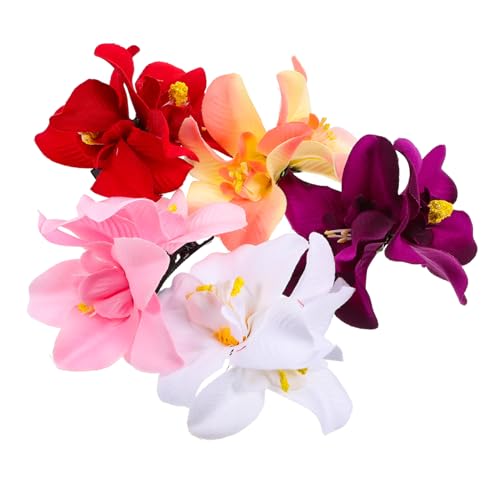 BIUDECO 5 Stück Boho Kleine Blumen Haarspangen für Damen Stabile Haarklammern für Alltag und Urlaub Haarschmuck Accessoires für Vielseitige Frisuren von BIUDECO