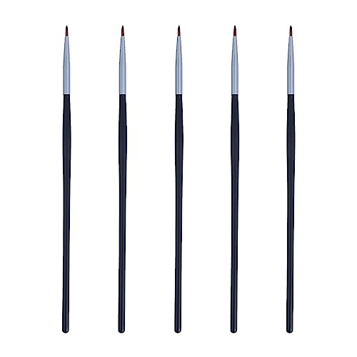 BIUDECO 5st Feiner Eyeliner-pinsel Eyeliner-stifte Kosmetischer Lippenpinsel Lippen-make-up-pinsel Kosmetischer Eyeliner-pinsel Eyeliner-pinsel-applikator Feiner Punkt Gel Ballaststoff von BIUDECO