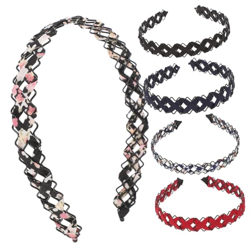 BIUDECO Baumwoll Haarband Damen 5 Stück Geflochtenes Stirnband Mit Blumenmuster Haarreifen Für Den Täglichen Gebrauch Wohnaccessoires Wiederverwendbares Stirnband Verschleißfeste Haarreifen Schicke BIUDECO Baumwoll Haarband Damen 5 Stück Geflochtenes Stirnband Mit Blumenmuster Haarreifen Für Den Täglichen Gebrauch Wohnaccessoires Wiederverwendbares Stirnband Verschleißfeste Haarreifen Schicke von BIUDECO