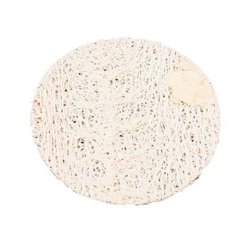 BIUDECO 5 Stück Luffa Pads Natürlicher Badeschwamm Für Hautpeeling Duschpads Zur Gesichtsreinigung Wiederverwendbar Für Männer Und Frauen Fördert Die Durchblutung Nicht von BIUDECO