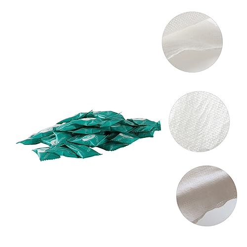 BIUDECO 50 Stück Komprimierte Handtücher Einweg Tabletten Wasserabsorbierend Tragbar Für Reisen Und Sport von BIUDECO