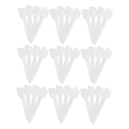 BIUDECO 50 Stück Kosmetik Spatel Transparent Plastik Gesichtsmaske Löffel für Cremes Hautpflege Make Up Spachtel Flexibel Hygienisch für DIY Kosmetikcreme Anwendung von BIUDECO