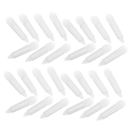 BIUDECO 50 Stück Silikon Augen Make Up Pinsel Doppelseitige Lippen und Lidschatten Applikatoren mit Glitter Wiederverwendbar Hautfreundlich Leicht für Präzises Auftragen von Cremes und von BIUDECO