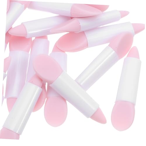 BIUDECO 50 Stück Silikon Make Up Pinsel mit Glitter Lidschattenapplikator und Lippenmaske Löffel Präzise Weich Leicht zu Reinigen für Gleichmäßiges Auftragen von Lippenpflege und von BIUDECO