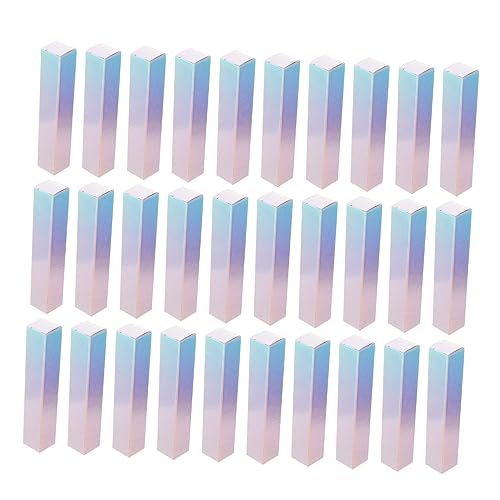 BIUDECO 50 Stück Lipgloss-boxen Aus Papier Leere Verpackungsboxen Für Lippenstift Parfüm Reisegröße von BIUDECO
