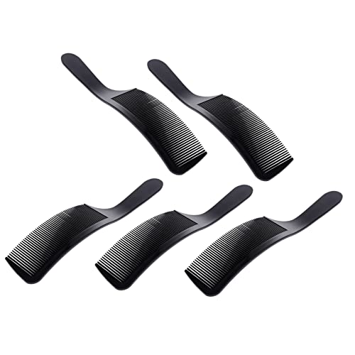 BIUDECO 5Stücke Teiliges Friseurkämme für Haarschnitte Flache und Gebogene Kämme Professionelles Haarstyling Tool für Damen und Herren Langlebig und Praktisch für Friseure von BIUDECO