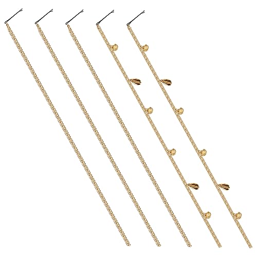 BIUDECO Elegantes Haarspangen-set Mit Quaste 5-teilig Haarspangen Für Damen Ketten-kopfbedeckung Für Partys Hochzeiten Tanzveranstaltungen von BIUDECO