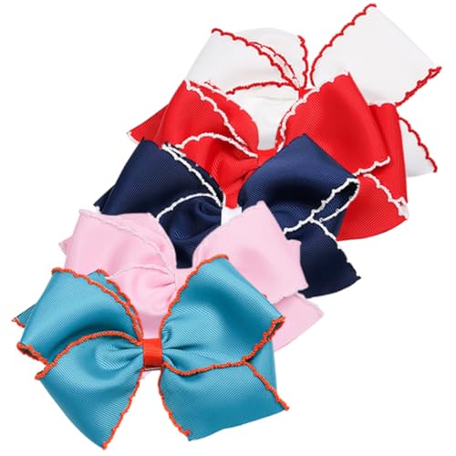 BIUDECO 5stücke Haarschleifen Für Mädchen Schleifen Für Mädchenhaar Haarspangen Für Kleine Mädchen Haarspangen Für Dünnes Haar Haarschmuck Für Von Jahren Haar Styling Zubehör von BIUDECO
