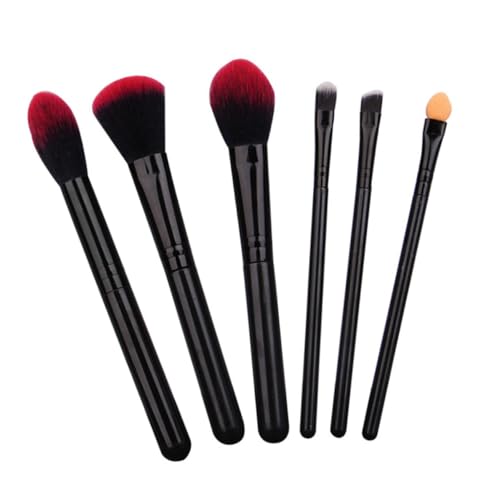 BIUDECO 6 Stück Make Up Pinsel Make Up Werkzeug Damen Make Up Zubehör Puder Rougepinsel Gesichtsschönheits Tools Schönheitsversorgungspinsel Für Make Up von BIUDECO