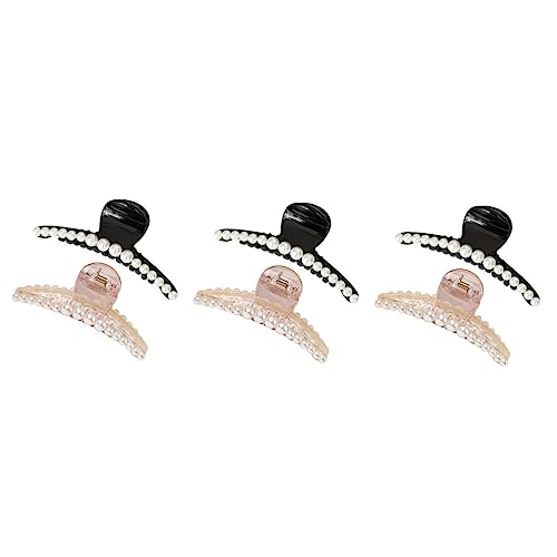 BIUDECO 6 Stk Haarknoten Krallen Haarspangen Dicke Haarkrallen Damen Frauen Haar Kiefer Zähne Griffe Damen Grip Kiefer Haarspangen Hochwertige Haarbackenclips Kopfbedeckung Groß Fräulein von BIUDECO