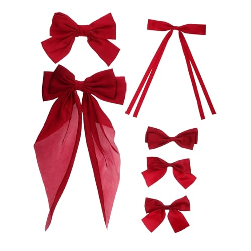 BIUDECO Werten Sie Ihren Look Mit Haarnadeln Mit Schleife Auf – 6er-pack Haarspangen Mit Schleife Für Damen Stylisches Haar-accessoire BIUDECO Werten Sie Ihren Look Mit Haarnadeln Mit Schleife Auf – 6er-pack Haarspangen Mit Schleife Für Damen Stylisches Haar-accessoire von BIUDECO