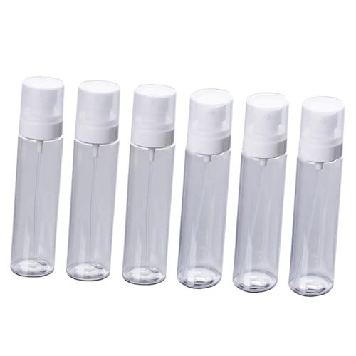 BIUDECO 6 Stück Teiliges Nachfüllflaschen Set Transparent aus Pet Pumpflaschen und Sprühflaschen Auslaufsicher Tragbare Kosmetikbehälter zum Befüllen von Lotion Shampoo Handcreme für von BIUDECO