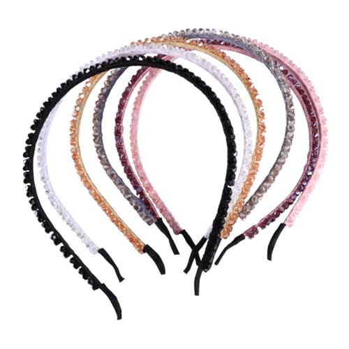 BIUDECO 6stücke Teiliges Handgefertigter Haarreifen Mit Kunststeinen Und Perlen Eleganter Haaraccessoire Für Damen Und Mädchen Für Besondere Anlässe Und Alltag von BIUDECO
