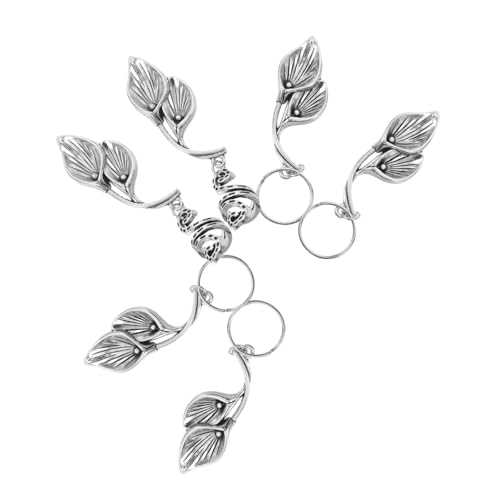 BIUDECO 6stücke Boho Haar Schmuck Teiliges Haarschmuck Für Zöpfe Metallringe Vintage Design Für Kreative Frisuren Für Damen Elegant Und Vielseitig von BIUDECO