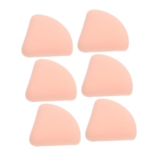 BIUDECO 6stücke Pu-make-up-pads Zum Verblenden Von Grundierungen Weich Und Geschmeidig Für Gleichmäßiges Auftragen Für Lose Puder Und Andere Kosmetikprodukte Leicht Zu Reinigen Und Wiederv von BIUDECO