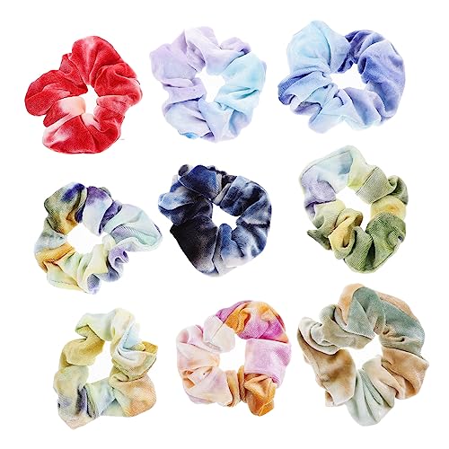 BIUDECO 9stücke Bobbles Haarbänder Mit Haargummis Haarseilen Und Haarschmuck Für Mädchen Passend Zu Kleid Shirt Tolles Zubehör Für Alltag von BIUDECO