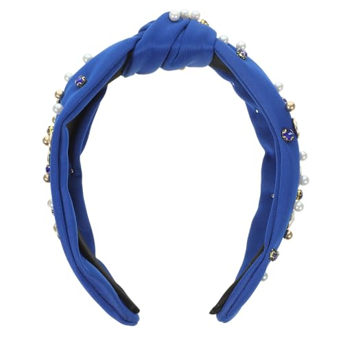 BIUDECO Haarband Baseball-knoten-stirnband Breites Stirnband Für Mädchen Mädchen-stirnband Make-up-stirnband Kopfschmuck Für Mädchen Yoga-haarband Haarschmuck Plastik Perle Damen von BIUDECO