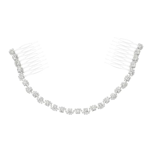 BIUDECO Braut Haarkamm Kamm Haaraccessoire mit Kette Eleganter Haarschmuck für Damen Hochzeit Brautjungfern und Festliche Anlässe von BIUDECO