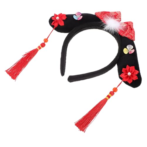 BIUDECO Chinesischer Haarschmuck Haarreif Damen Party Haarschmuck Elegant Leicht zu Tragen Langlebig für Festliche Anlässe und Alltag von BIUDECO