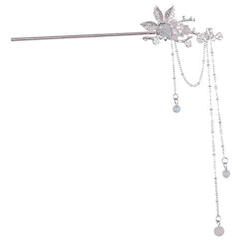 BIUDECO Chinesischer Haarstab Haarnadel mit Quaste Blumen Haarschmuck für Frauen Elegant Leicht und Stabil für Dutt und Dickes Haar Geschenkidee von BIUDECO